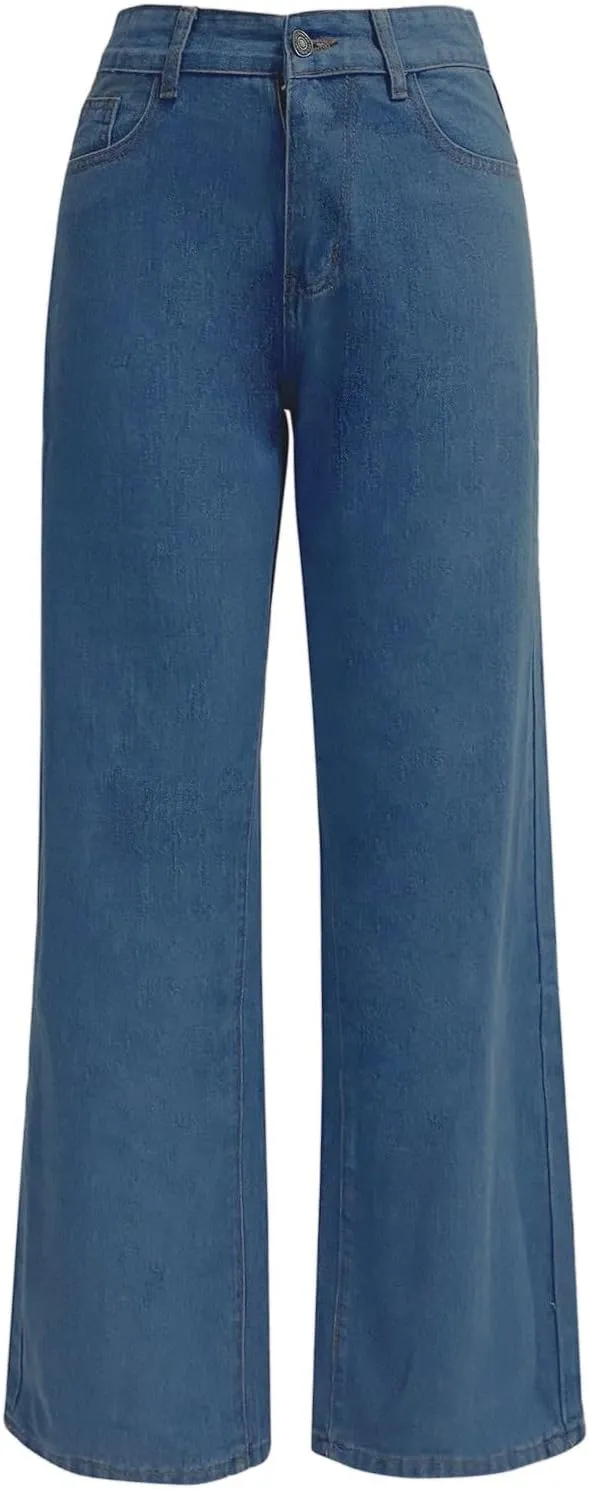 Cute Jeans Sweatpant Jeans Jeans for Women Trendy Petite Straight Leg Jeans for Women Plus Size Womens Pants Casual