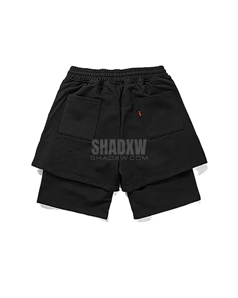 Cyberpunk Print Shorts
