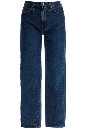 dark blue organic cotton jeans with twisted seams 223 232 741 32 DARK BLUE