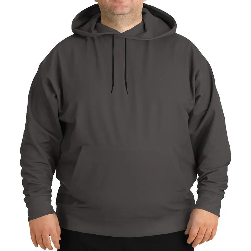Dark Muted Brown Hoodie | Unisex | with PLUS sizes | C30M30Y30K80