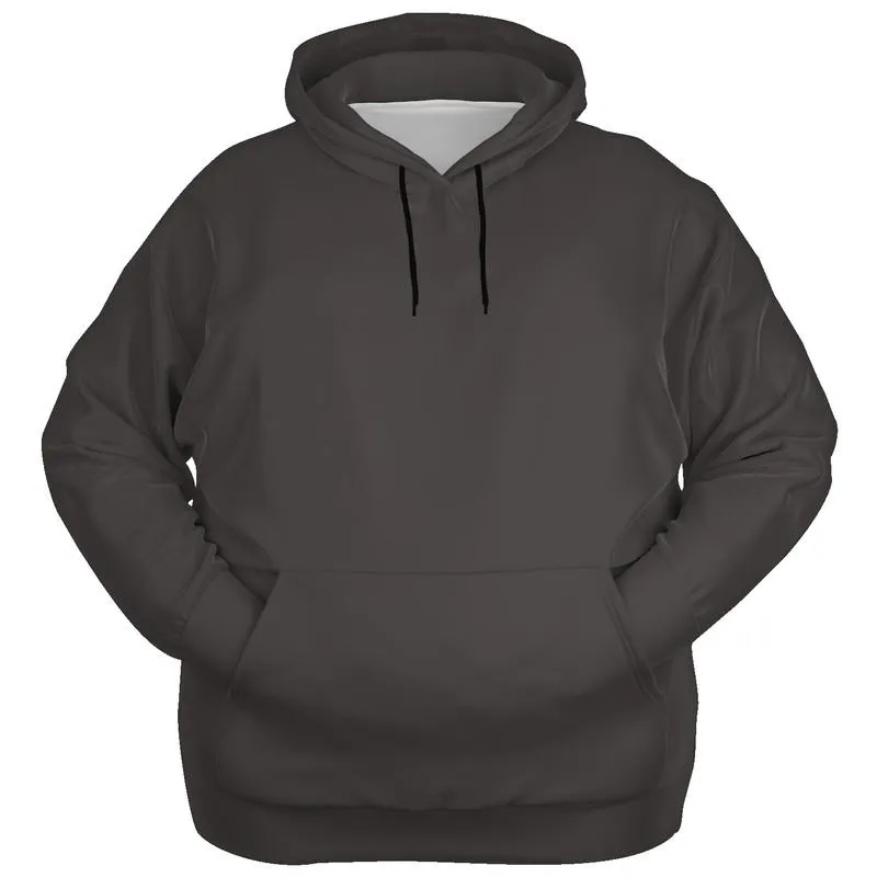 Dark Muted Brown Hoodie | Unisex | with PLUS sizes | C30M30Y30K80