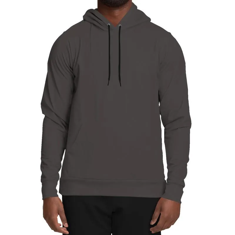 Dark Muted Brown Hoodie | Unisex | with PLUS sizes | C30M30Y30K80