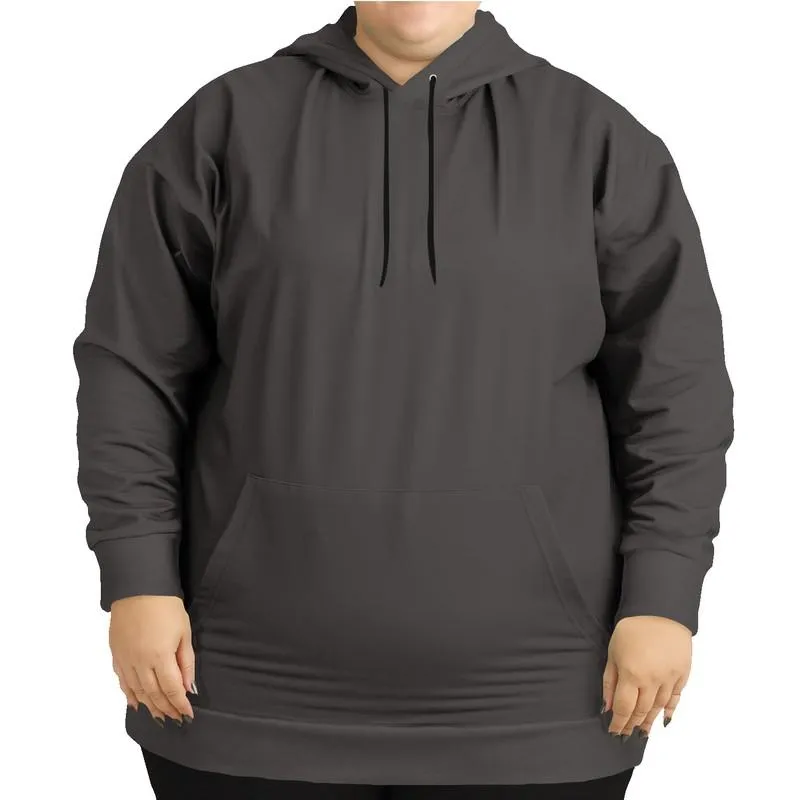 Dark Muted Brown Hoodie | Unisex | with PLUS sizes | C30M30Y30K80