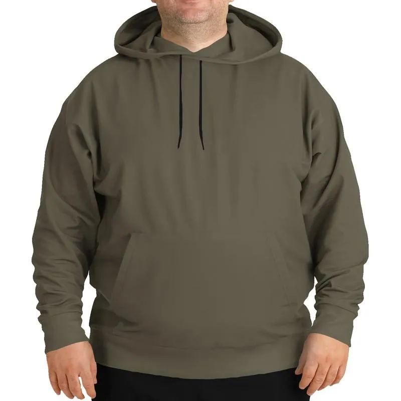 Dark Muted Yellow Brown Hoodie | Unisex | with PLUS sizes | C0M8Y30K80
