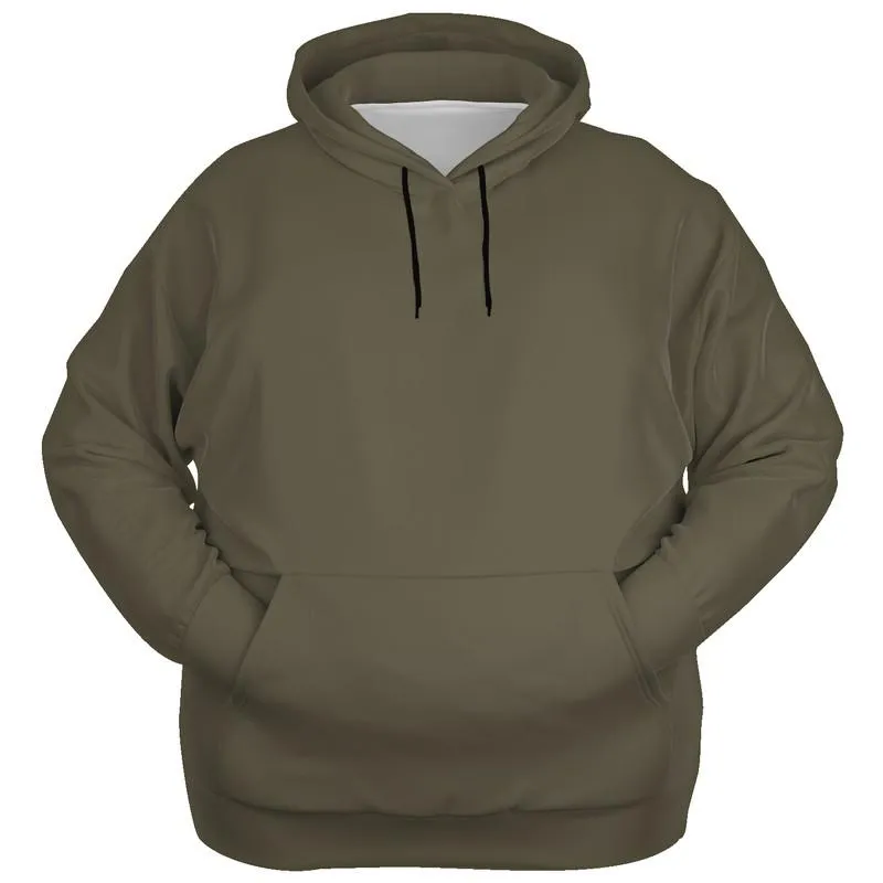Dark Muted Yellow Brown Hoodie | Unisex | with PLUS sizes | C0M8Y30K80