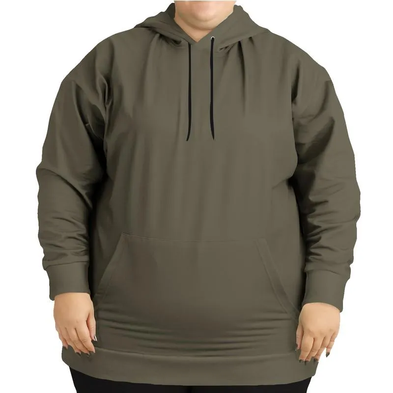 Dark Muted Yellow Brown Hoodie | Unisex | with PLUS sizes | C0M8Y30K80