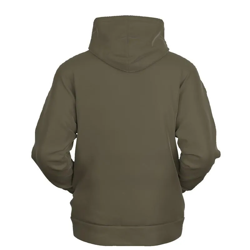Dark Muted Yellow Brown Hoodie | Unisex | with PLUS sizes | C0M8Y30K80
