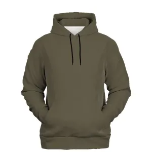 Dark Muted Yellow Brown Hoodie | Unisex | with PLUS sizes | C0M8Y30K80