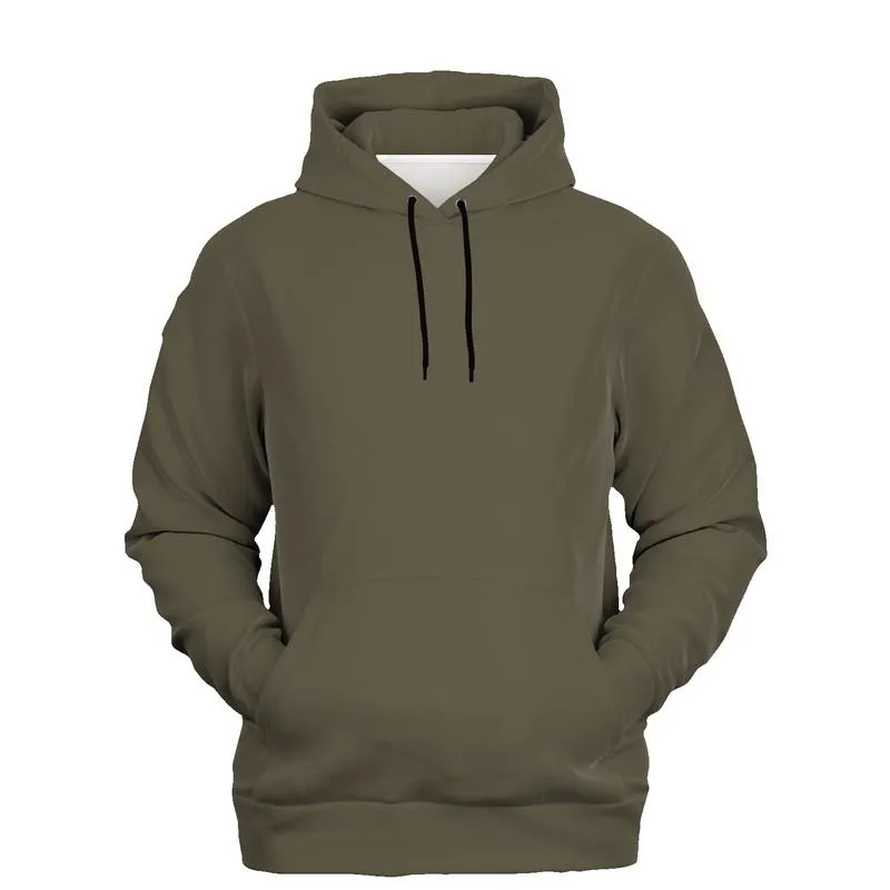 Dark Muted Yellow Brown Hoodie | Unisex | with PLUS sizes | C0M8Y30K80