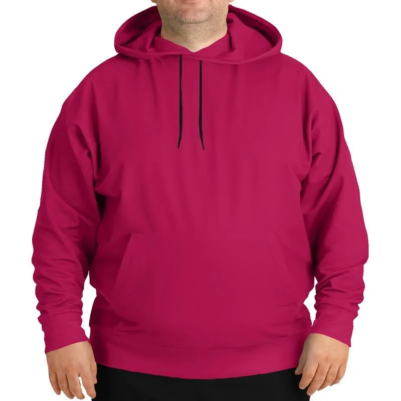 Dark Pink Hoodie | Unisex | with PLUS sizes | C0M100Y50K30