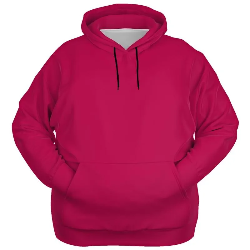 Dark Pink Hoodie | Unisex | with PLUS sizes | C0M100Y50K30