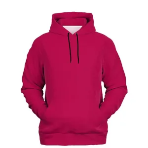 Dark Pink Hoodie | Unisex | with PLUS sizes | C0M100Y50K30
