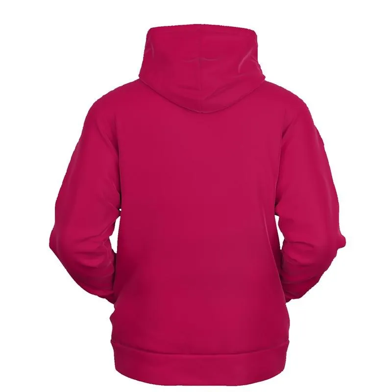 Dark Pink Hoodie | Unisex | with PLUS sizes | C0M100Y50K30