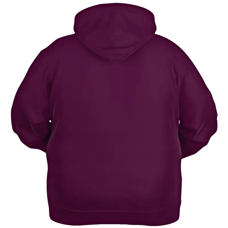 Dark Purple Hoodie | Unisex | with PLUS sizes | C25M100Y0K80