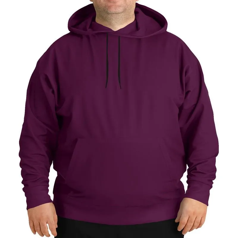 Dark Purple Hoodie | Unisex | with PLUS sizes | C25M100Y0K80