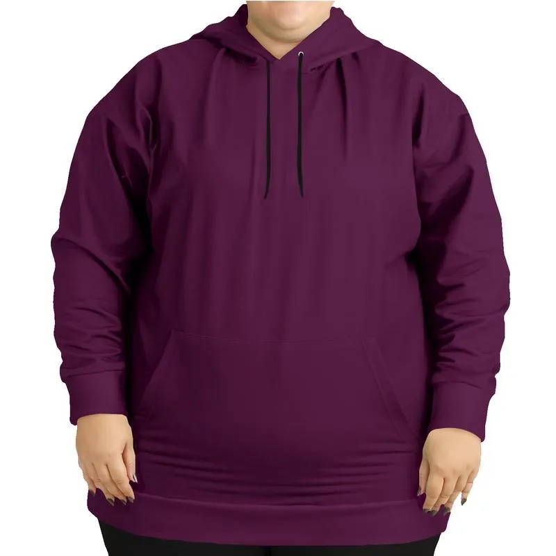 Dark Purple Hoodie | Unisex | with PLUS sizes | C25M100Y0K80