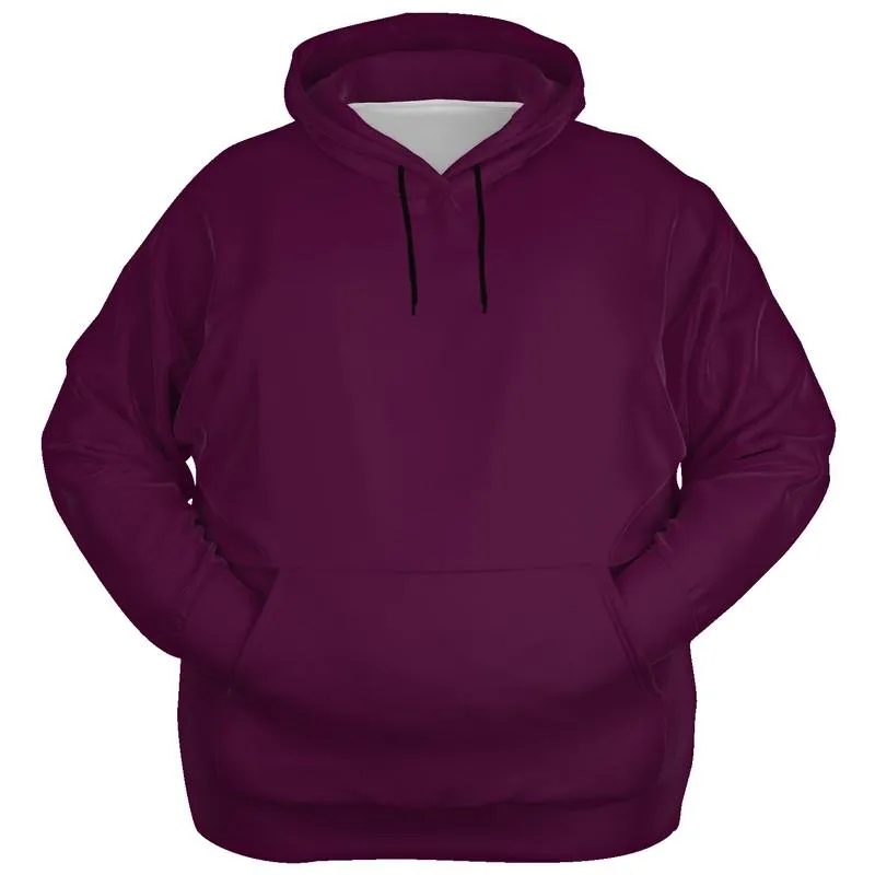 Dark Purple Hoodie | Unisex | with PLUS sizes | C25M100Y0K80