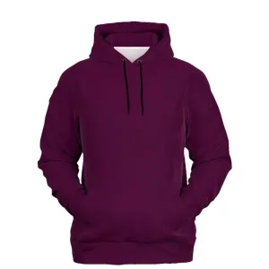 Dark Purple Hoodie | Unisex | with PLUS sizes | C25M100Y0K80