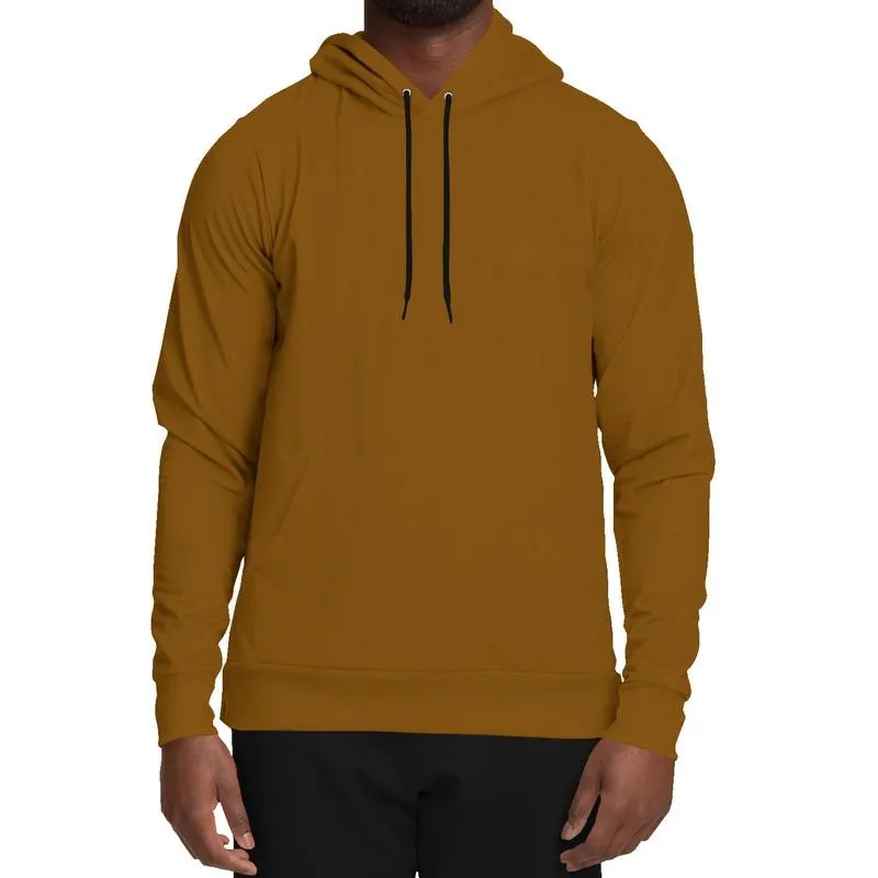 Dark Tan Hoodie | Unisex | with PLUS sizes | Medium Dark Pure Orange | C0M50Y100K60