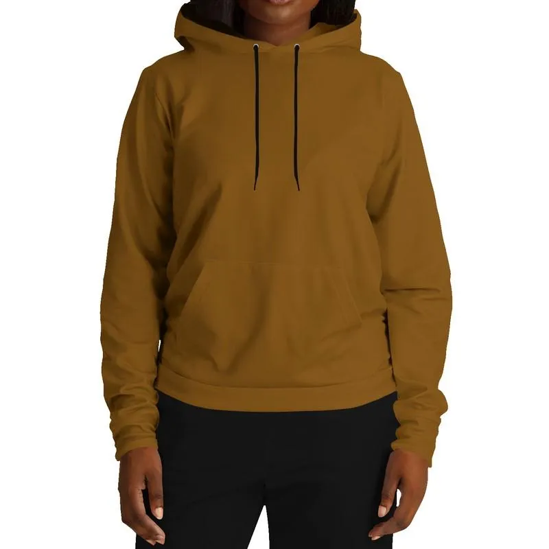 Dark Tan Hoodie | Unisex | with PLUS sizes | Medium Dark Pure Orange | C0M50Y100K60