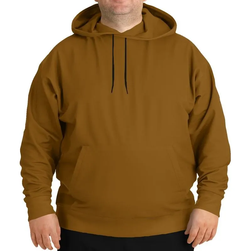 Dark Tan Hoodie | Unisex | with PLUS sizes | Medium Dark Pure Orange | C0M50Y100K60