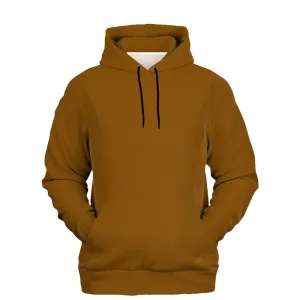 Dark Tan Hoodie | Unisex | with PLUS sizes | Medium Dark Pure Orange | C0M50Y100K60