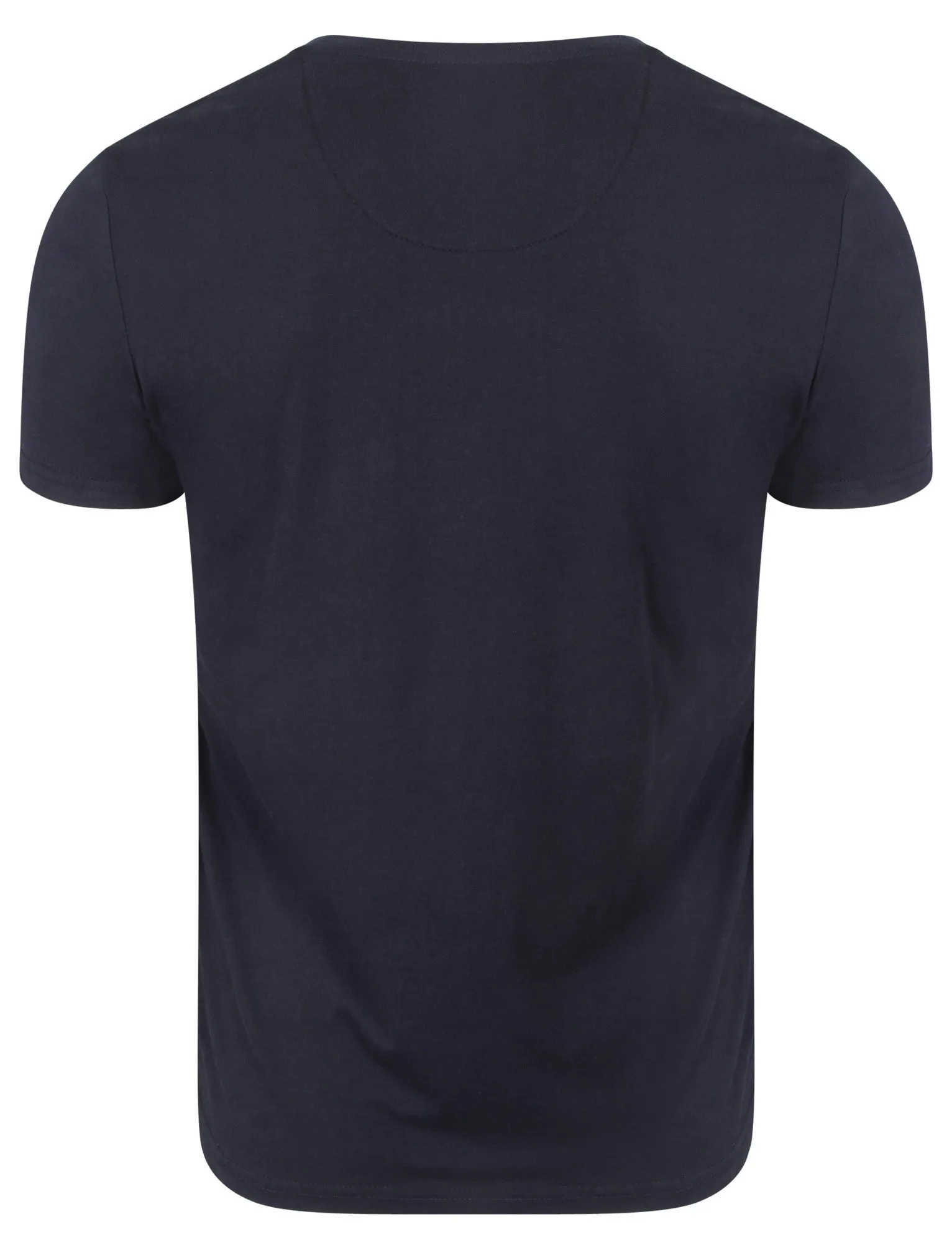 Darkness Motif Print Cotton T-Shirt In Dark Sapphire - Dissident