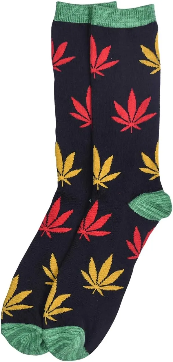 Designer Mens Novelty Fun Theme Crew Dress Socks