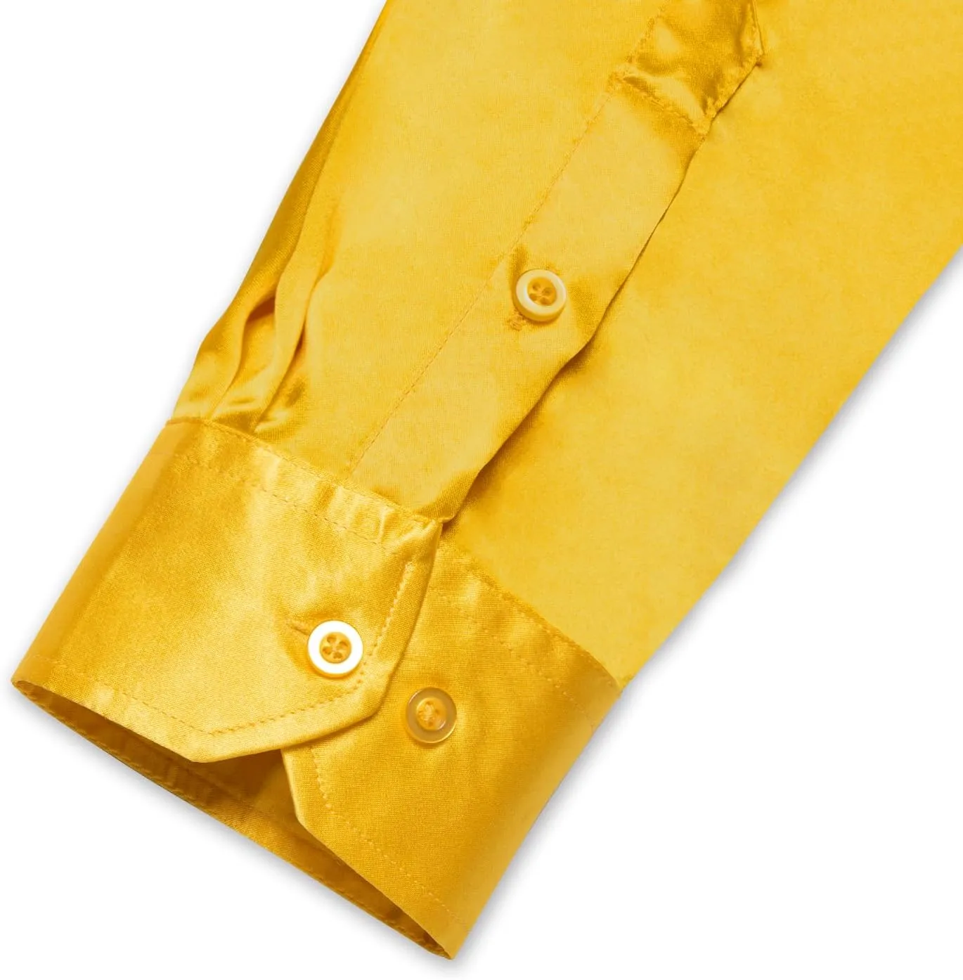 DiBanGu Mens Dress Shirt Long Sleeve Solid Satin Regular Fit Casual Button Down Shirts for Wedding Party Formal