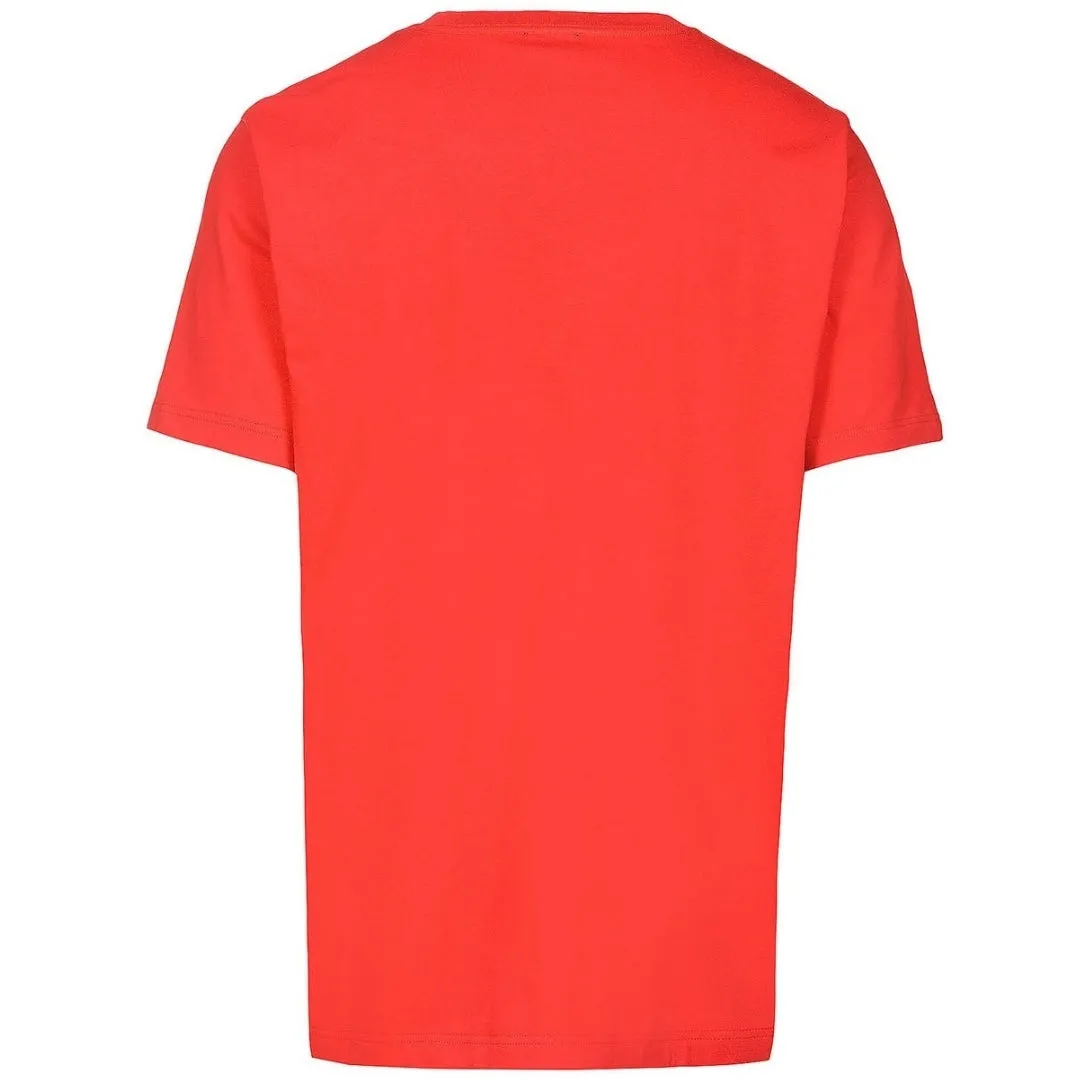 Diesel Faded Logo Red T-Shirt