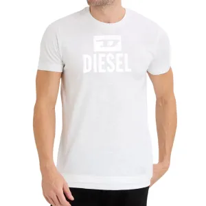 Diesel Monotone Logo White T-Shirt