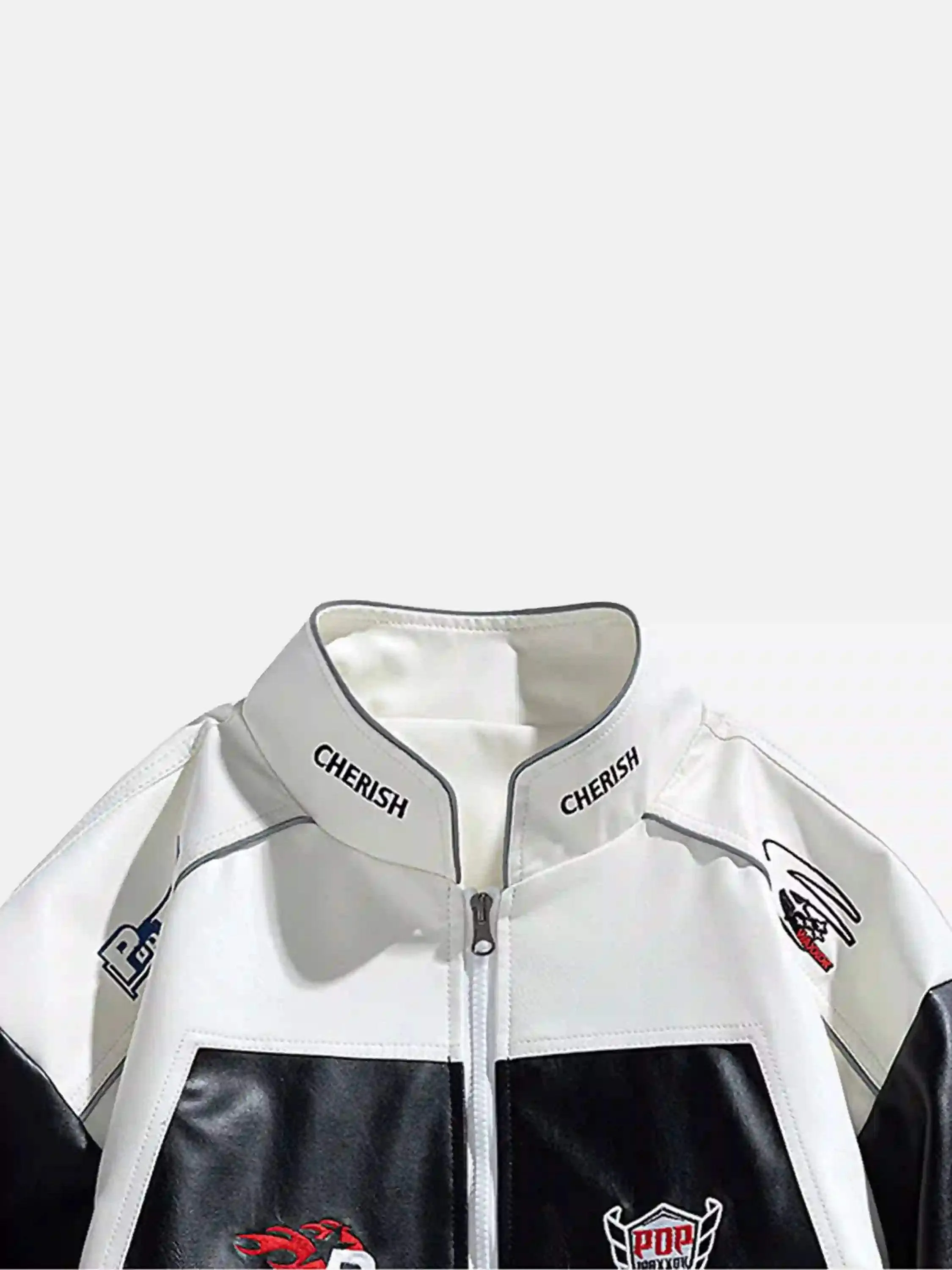 Disguisen High Street Splicing Racing Baseball Jacket