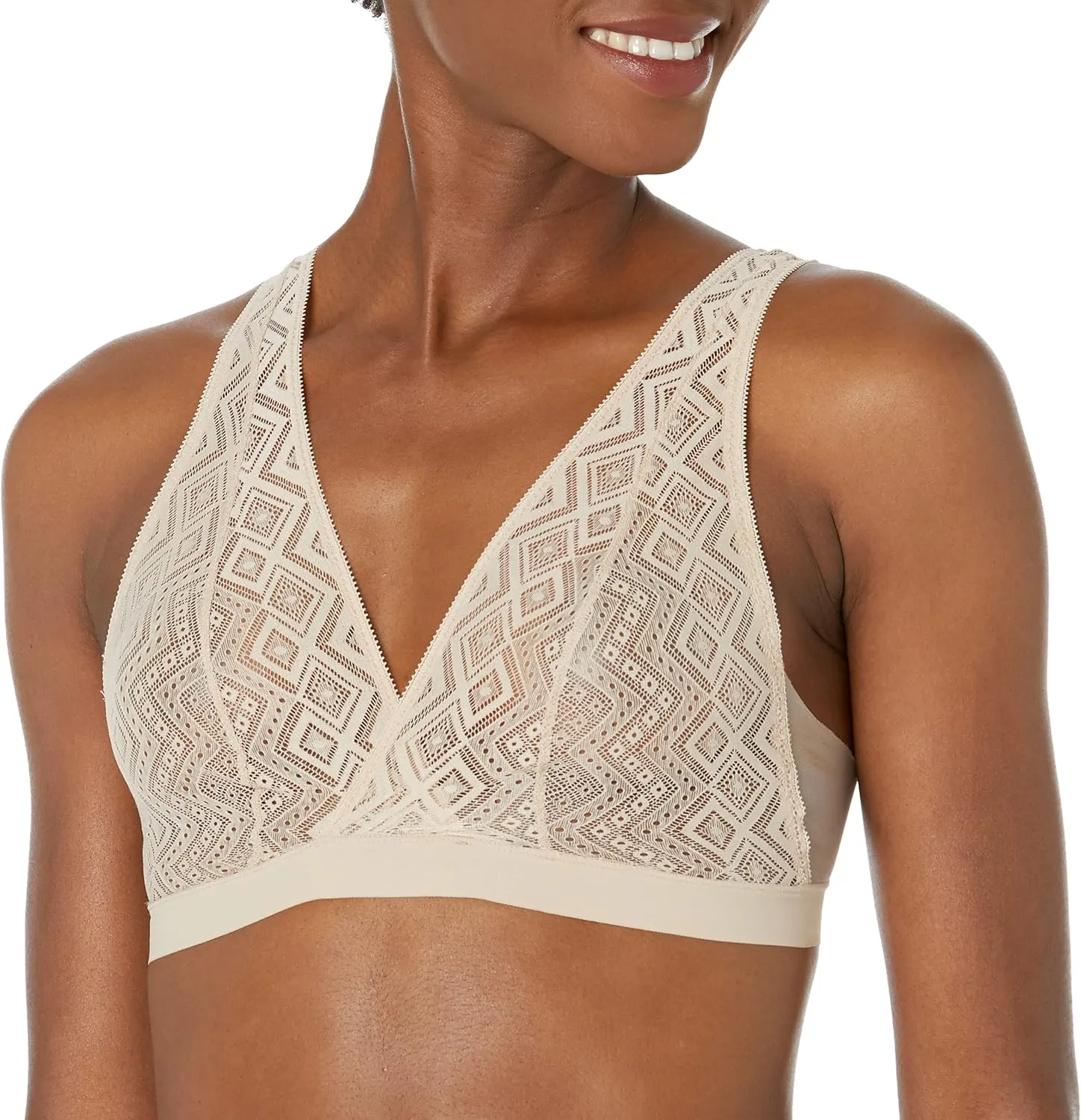 DKNY Women's Pure Lace Bralette Bra