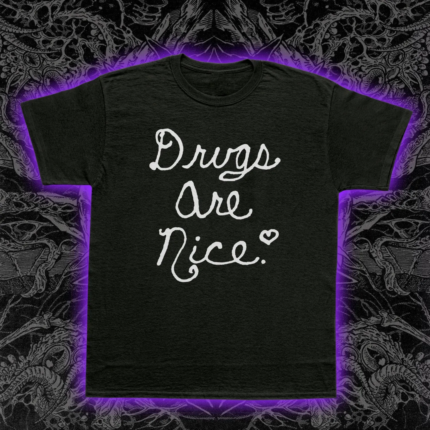 Drugs Are Nice Slim Fit Tee
