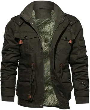 DuDubaby Men's Casual Camouflage Sports Sweatshirt Long Sleeve Zipper Hooded Jacket Coat