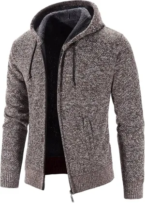 DuDubaby Men's Fashion Long Sleeve Warm Camouflage Printed Hooded Jacket Top