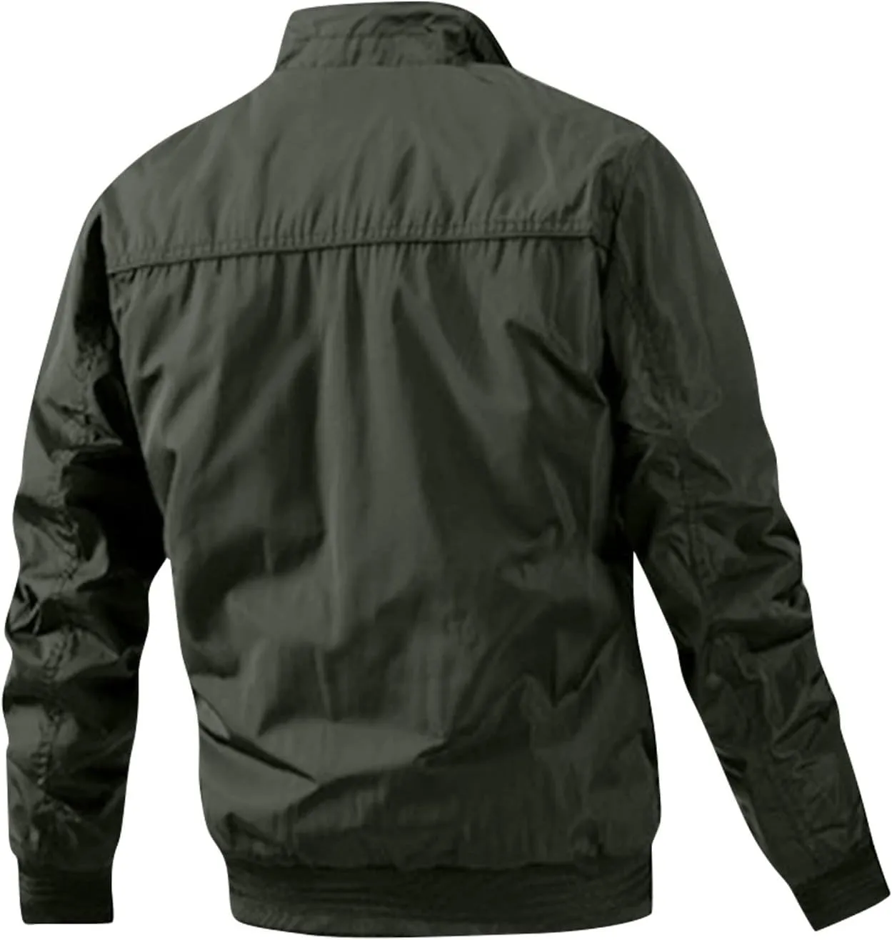 DuDubaby Mens Lightweight Jackets Men'S Jacket Loose Zipper Coat Jacket Men'S Casual Cardigan Coat