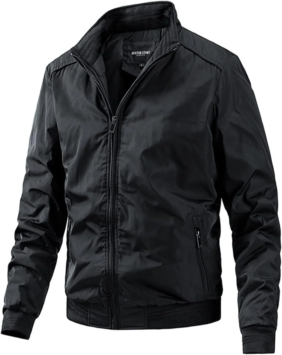 DuDubaby Mens Lightweight Jackets Men'S Jacket Loose Zipper Coat Jacket Men'S Casual Cardigan Coat