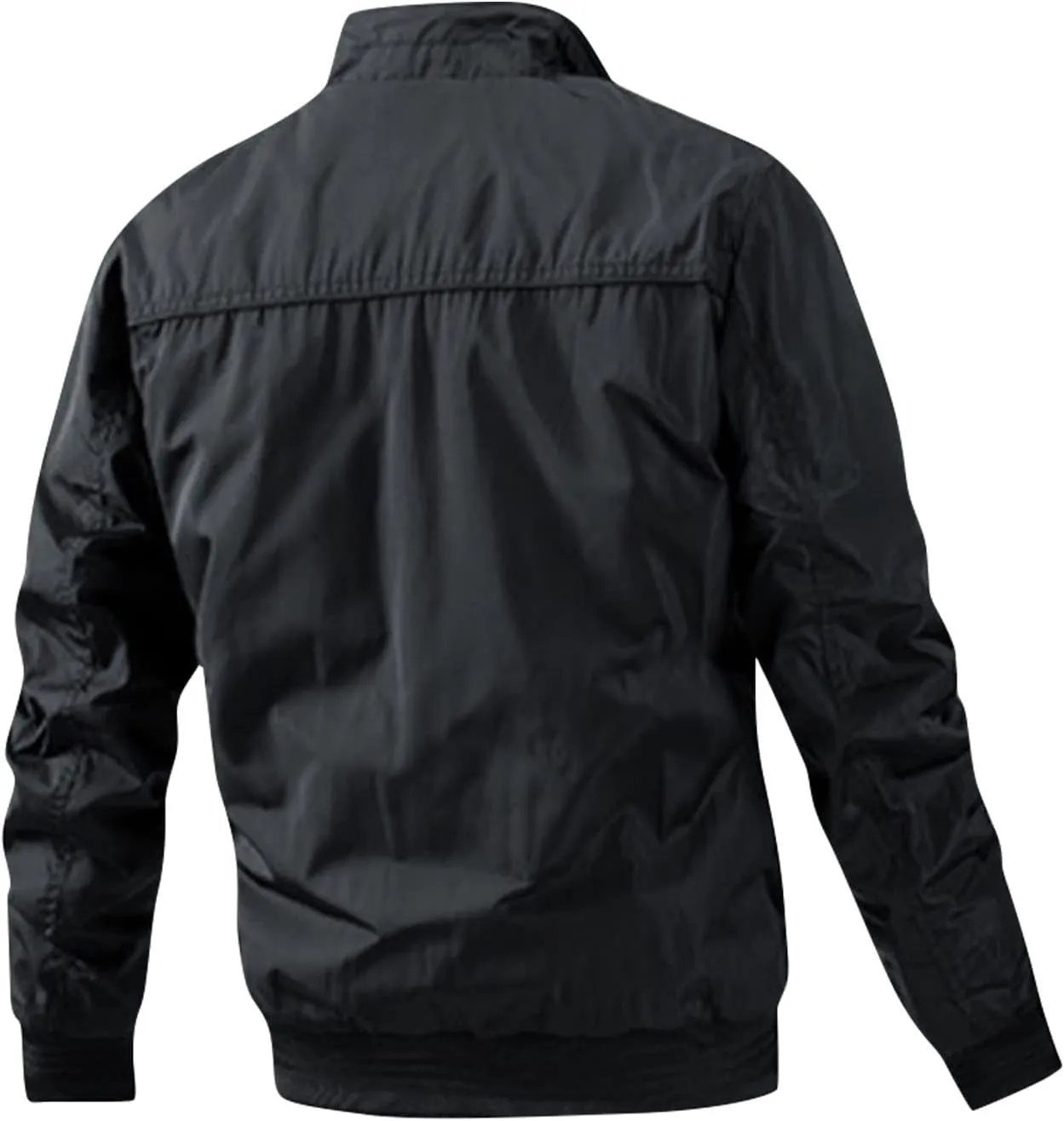 DuDubaby Mens Lightweight Jackets Men'S Jacket Loose Zipper Coat Jacket Men'S Casual Cardigan Coat