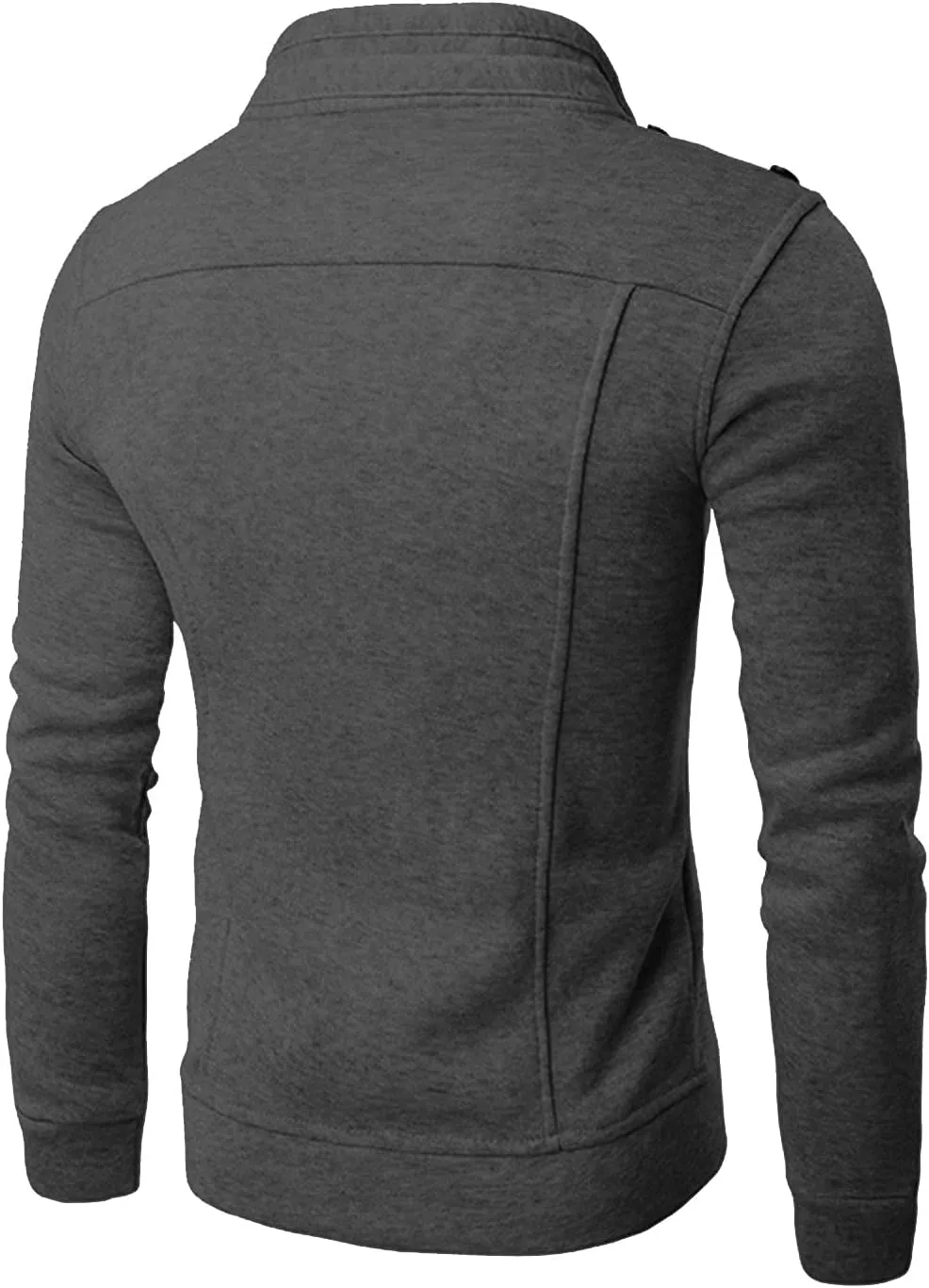DuDubaby Mens Slim Lapel Cardigan Coat Jacket