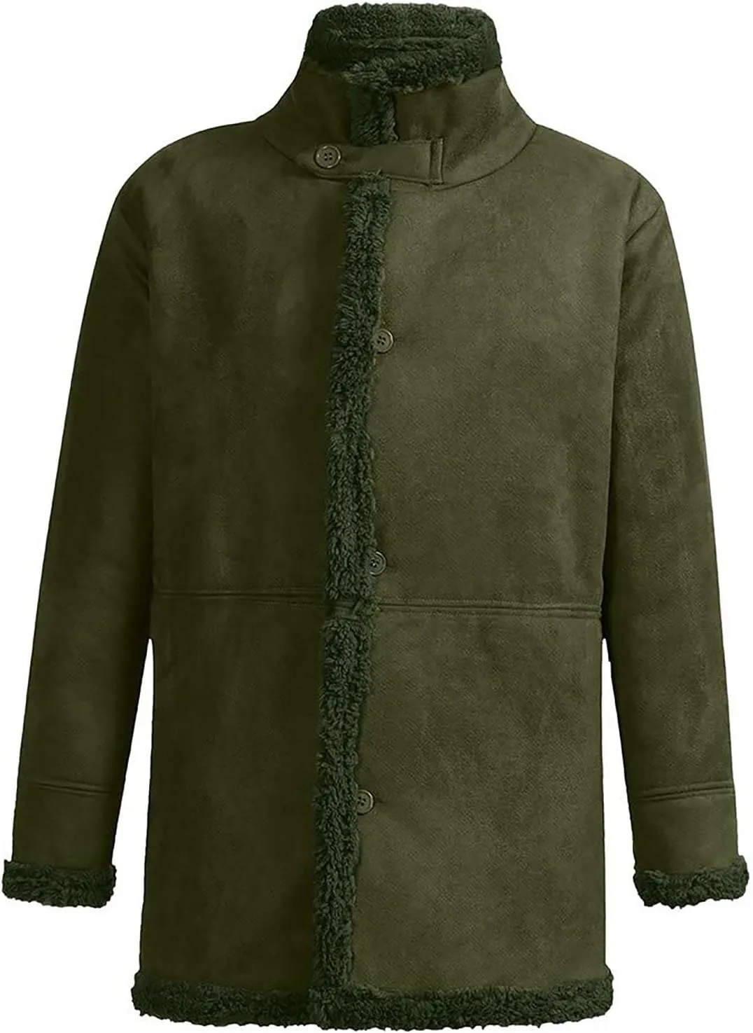 DuDubaby Vintage Jacket for Mens Men's Casual Hoodie Long Sleeve Sweatshirt Jacket Plush Jacket Sweater Top