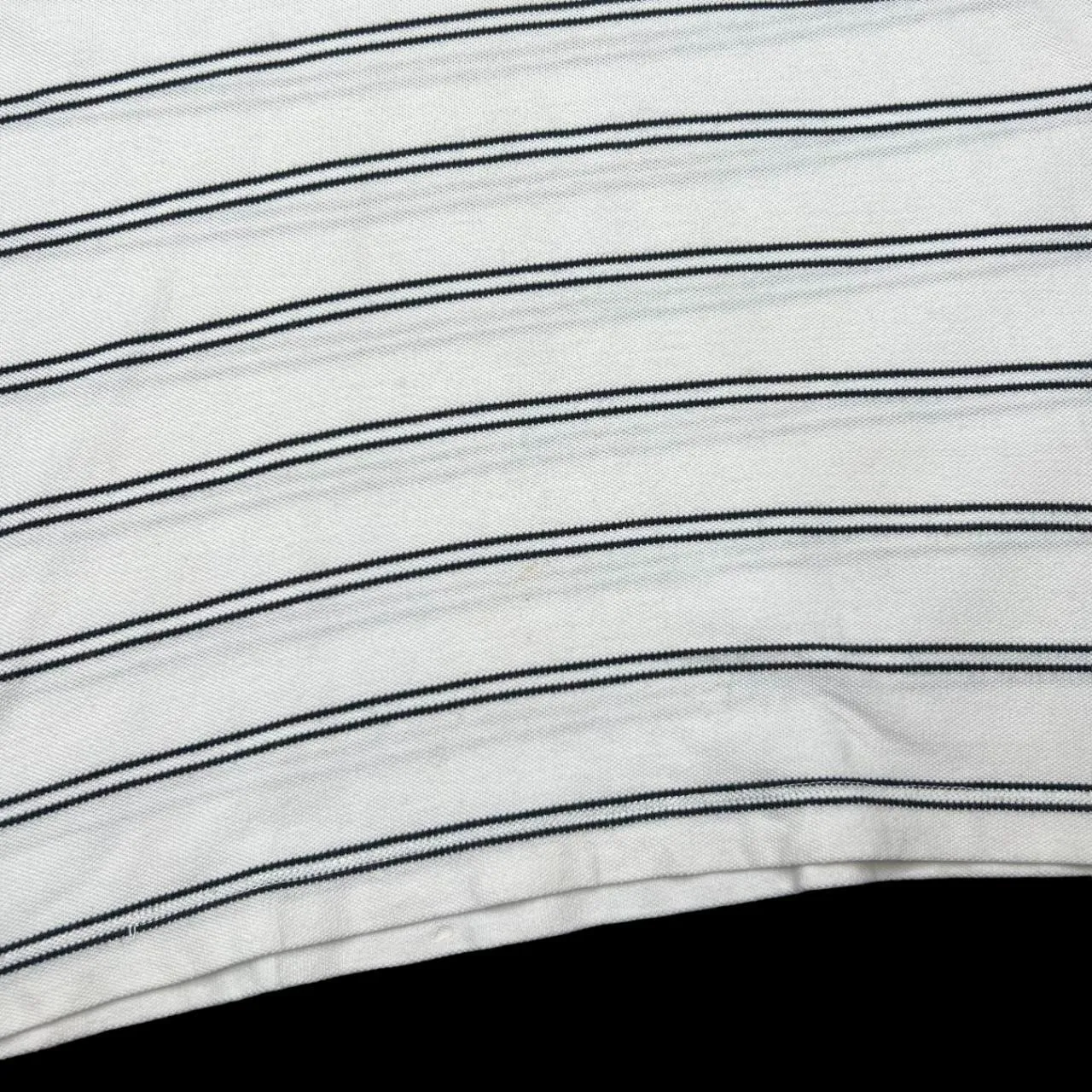 Early 00's REEBOK Classic Embroidered Mini Logo Striped Short Sleeve Polo Shirt