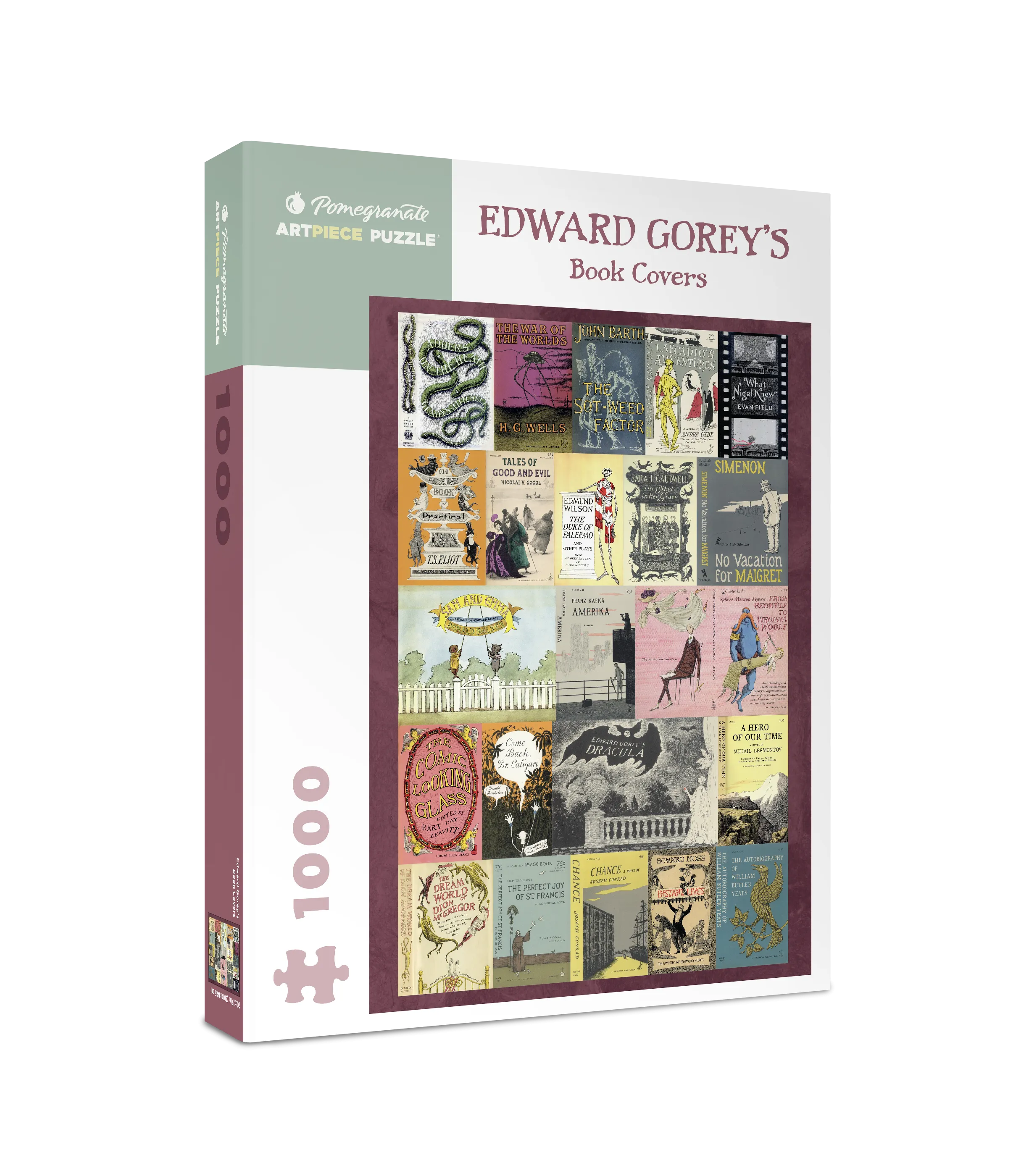 Edward Gorey's Book Covers 1000-Piece Jigsaw Puzzle