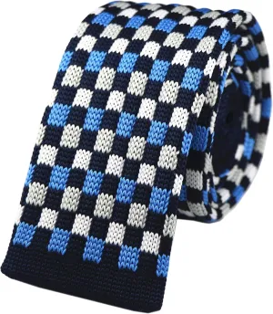 Elfeves Men's Novelty Skinny Knit Tie Vintage Smart Patterned Formal Necktie for Groom - Various Design