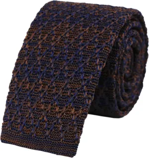 Elfeves Men's Novelty Skinny Knit Tie Vintage Smart Patterned Formal Necktie for Groom - Various Design