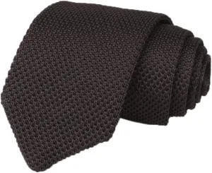 Elfeves Men's Skinny Knit Tie Vintage Smart Patterned Solid Color Casual Necktie