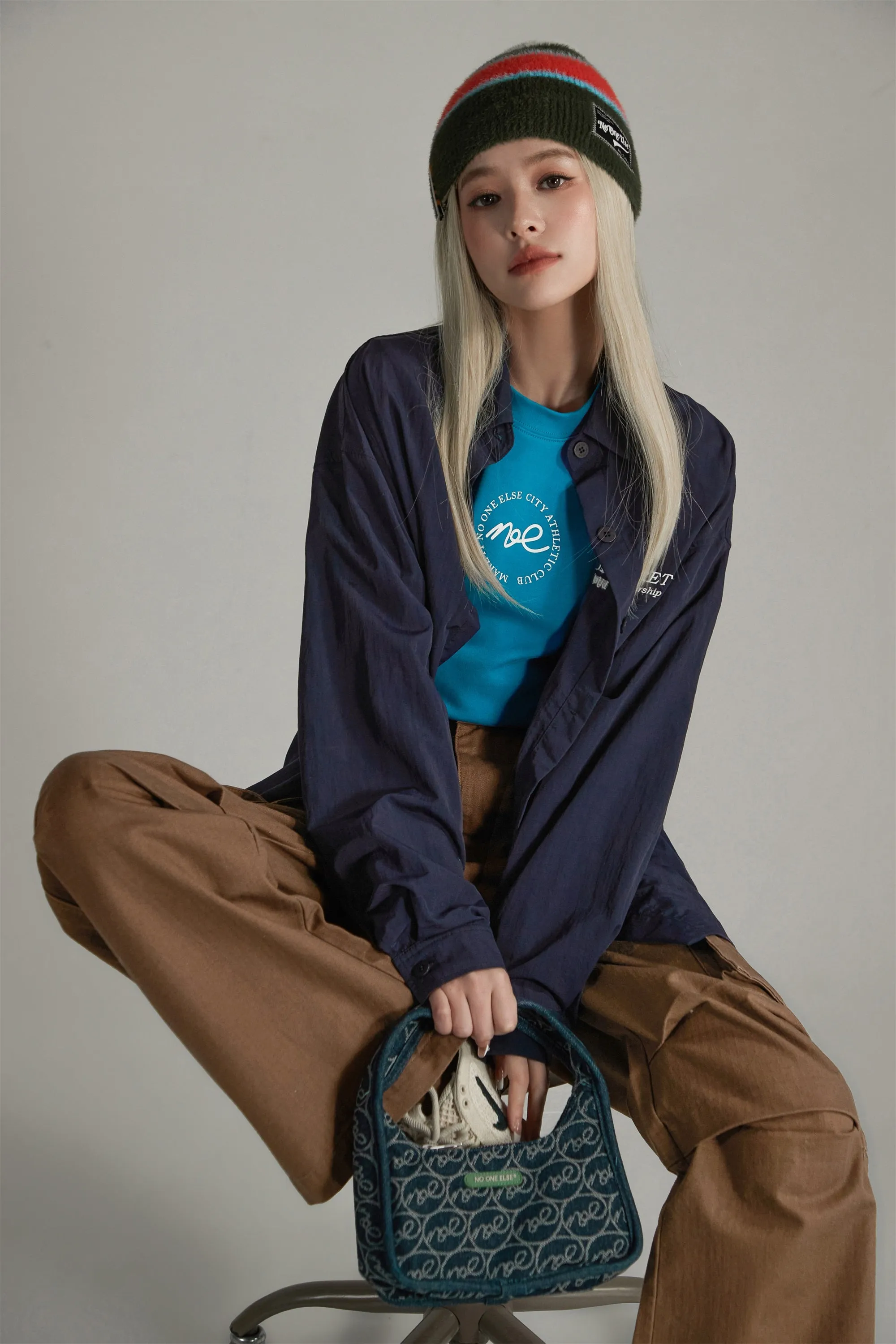 Embroidered Loose-Fit Shirt