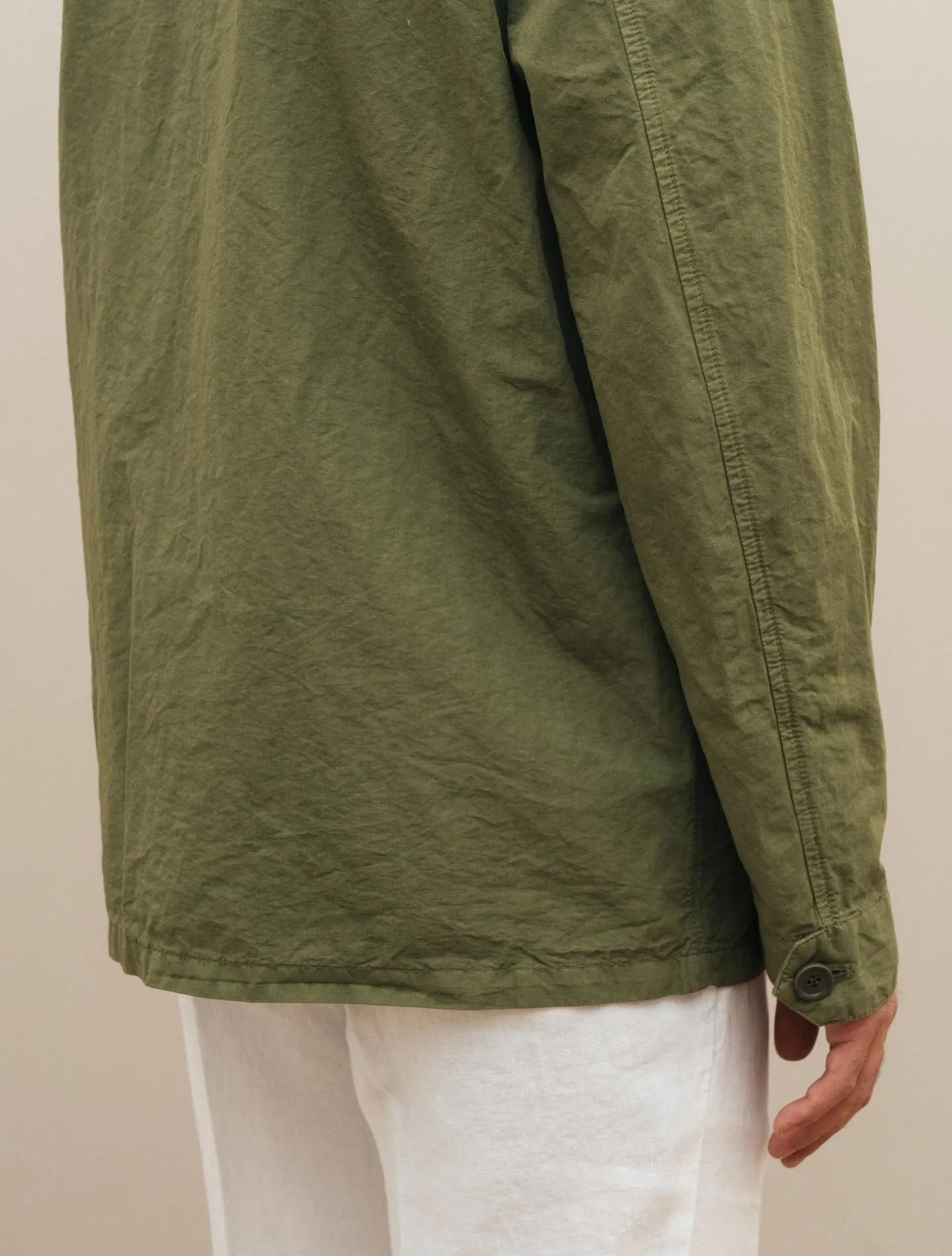 Fandango Cotton Linen Jacket Military