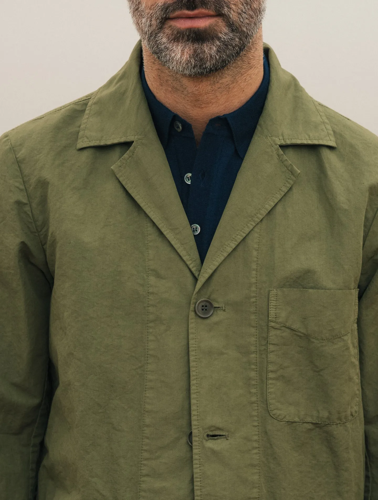 Fandango Cotton Linen Jacket Military