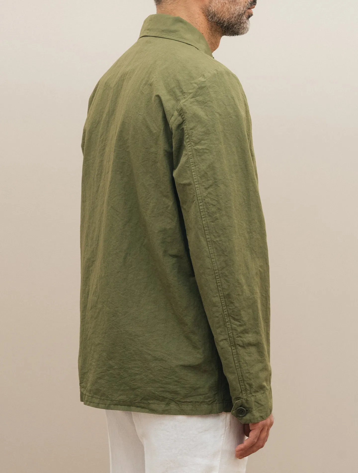 Fandango Cotton Linen Jacket Military